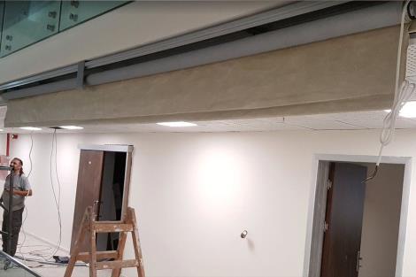 İzmir Belediyesi Ek Hizmet Binası Dayanıklı Yangın Perdesi 1