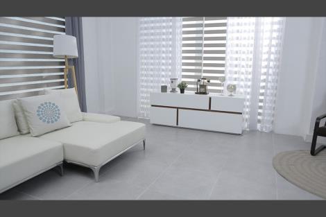 Beyaz Zebra Perde  1